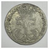 DENMARK: 1753 Silver 24 Skilling