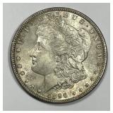 1896 Morgan Silver $1 About Uncirculated AU
