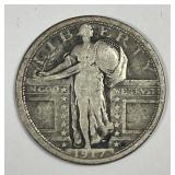 1917 Standing Liberty Silver Quarter Type 1 Fine