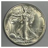 1943-S Walking Liberty Silver Half Uncirculated