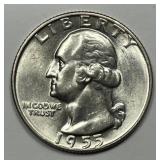 1955-D Washington Quarter Brilliant Uncirculated
