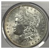 1880 Morgan Silver $1 About Uncirculated CH AU