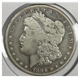 1894-S Morgan Silver $1 Very Good VG