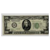 1934-A $20 Federal Reserve Note