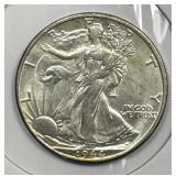 1944-S Walking Liberty Silver Half BU