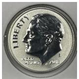 2018-S Roosevelt Silver Dime REVERSE PROOF