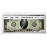 1928 $10 Federal Reserve Note Neat Serial Number