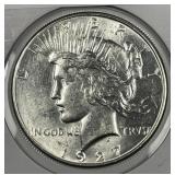 1927-S Peace Silver $1 About Uncirculated CH AU