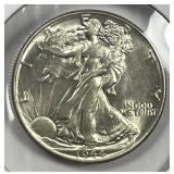 1944 Walking Liberty Silver Half Uncirculated UNC