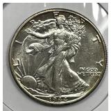 1944-D Walking Liberty Silver Half CH AU