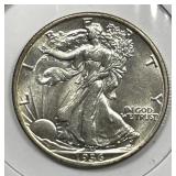 1936 Walking Liberty Silver Half CH AU