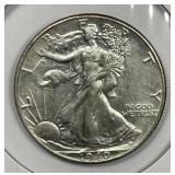 1940 Walking Liberty Silver Half CH AU