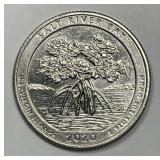 2020-W Salt River Bay Washington Quarter AU/UNC