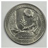 2020-W Marsh Billings Washington Quarter AU
