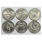 6 Different 2019-W & 2020-W West Point Quarters