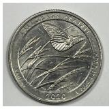 2020-W Tall Grass Prairie Washington Quarter AU