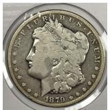 1879-CC Morgan Silver $1 Carson City Very Good VG