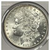 1878 Morgan Silver $1 7 TF Rev of 