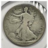 1916-D Walking Liberty Silver Half Good G
