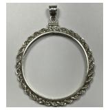 Sterling Silver Bezel for American Silver Eagle