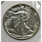 1941-S Walking Liberty Silver Half CH AU
