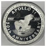 2019 Apollo 11 50th Anniversary 1 oz Silver Round