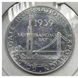 1939 Golden Gate Intl. Exposition Aluminum Medal