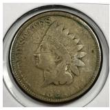 1864 Indian Head Cent Copper Nickel CN Fine F