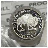 2005-S Jefferson Proof "Buffalo" Nickel Roll