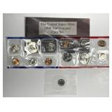 1996 Annual Uncirculated Mint Set w/ W Dime