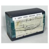 Original Shipping Box of Five 1988 Proof Sets
