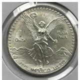 MEXICO: 1995 Silver Libertad 1 oz .999 BU