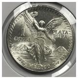 MEXICO: 1982 Silver Libertad 1 oz .999 BU