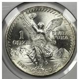 MEXICO: 1983 Silver Libertad 1 oz .999 UNC BU