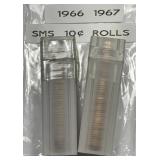 1966 & 1967 Roosevelt Dime Special Mint Set Rolls