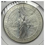 Statue of Liberty Silver Centennial Medal