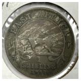 EAST AFRICA: 1941 Silver 1 Shilling