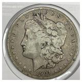 1901 Morgan Silver $1 Fine F