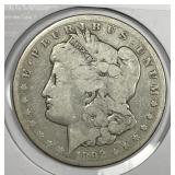 1892-CC Morgan Silver $1 Carson City Good G