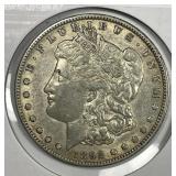 1892-O Morgan Silver $1 About Uncirculated AU