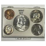 1962 Uncirculated 5-Coin Year Set