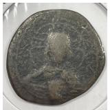 ANCIENT: Byzantine 1025 AD Bronze Follis Christ