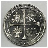 2019-W San Antonio Washington Quarter AU/UNC