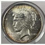1926-D Peace Silver $1 About Uncirculated CH AU
