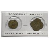 Toonerville Trolley Chebanse IL Good For Tokens