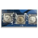 CANADA: Three Silver $20 Goose Design