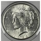 1922-S Peace Silver $1 Brilliant Uncirculated BU