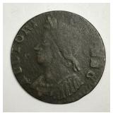 1785-88 Connecticut Colonial Mailed Bust Left