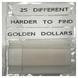 Lot of 25 Mixed Better Dates "Golden" Dollars