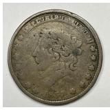 1837 Hard Times Token Bentonian Mint Drop